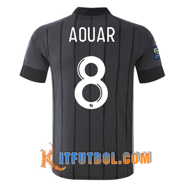 Camisetas Futbol Lyon OL (AOUAR 8) Segunda 20/21