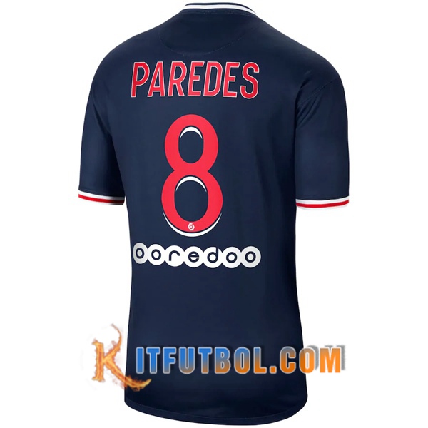 Camisetas Futbol PSG (Paredes 8) Primera 20/21