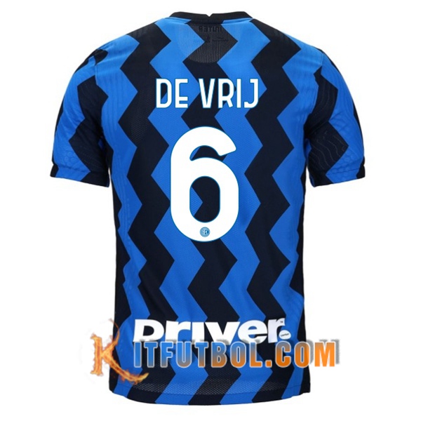Camisetas Futbol Inter Milan (DE VRIJ 6) Primera 20/21