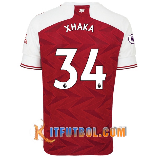 Camisetas Futbol Arsenal (Granit Xhaka 34) Primera 20/21