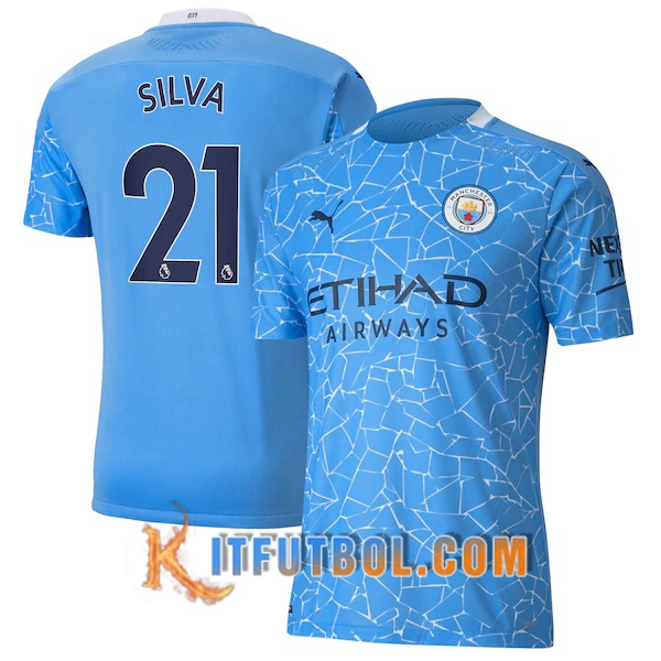 Camisetas Futbol Manchester City (Silva 21) Primera 20/21