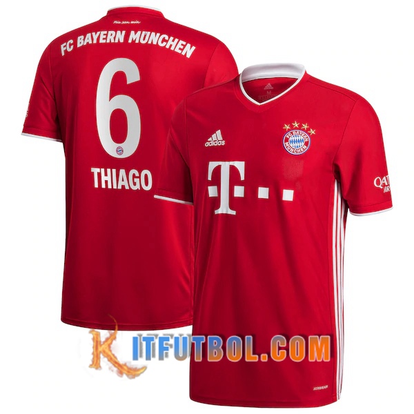 Camisetas Futbol Bayern Munich (Thiago 6) Primera 20/21