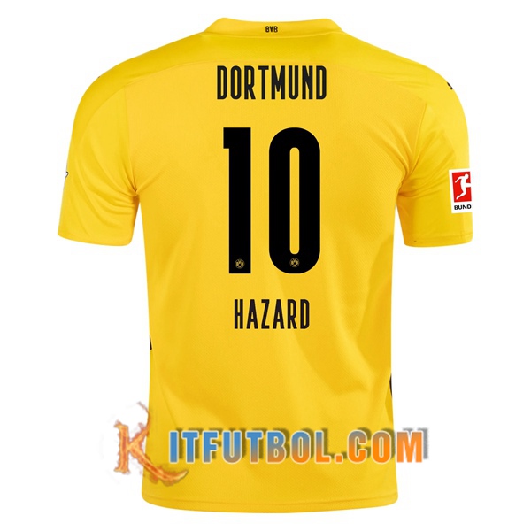 Camisetas Futbol Dortmund BVB (HAZARD 10) Primera 20/21