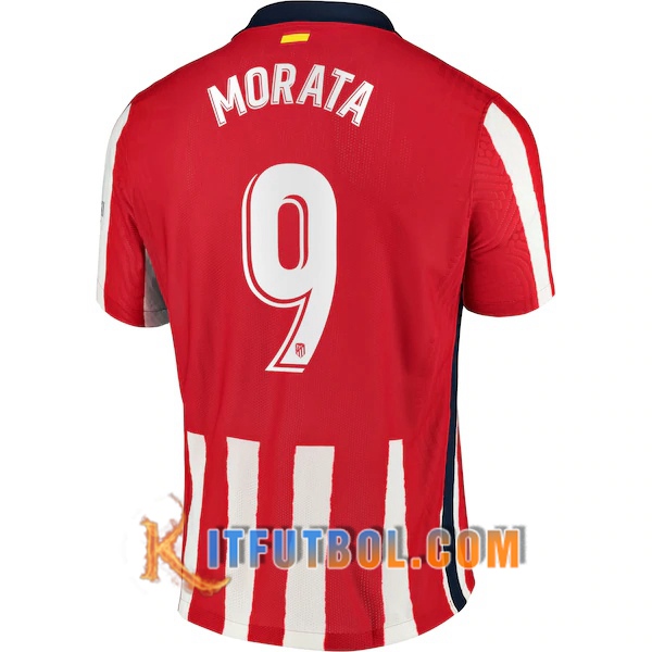 Camisetas Futbol Atletico Madrid (Morata 9) Primera 20/21