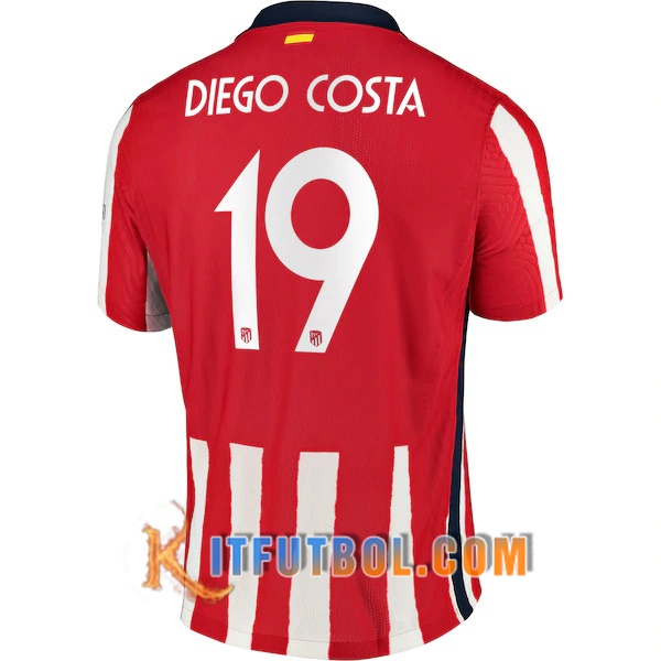 Camisetas Futbol Atletico Madrid (Diego Costa 19) Primera 20/21