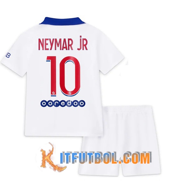 Camisetas Personalizadas Futbol PSG (Neymar Jr 10) Ninos Segunda 20/21