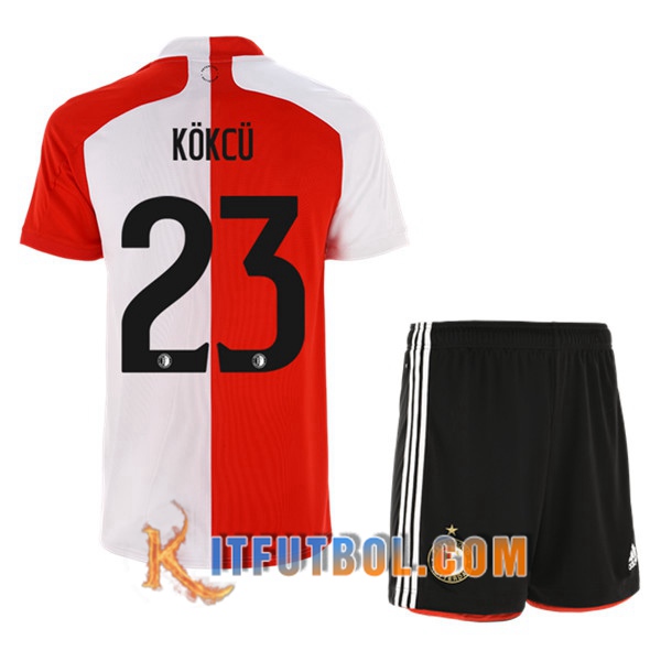 Camisetas Personalizadas Futbol Feyenoord (KOKCU 23) Ninos Primera 20/21