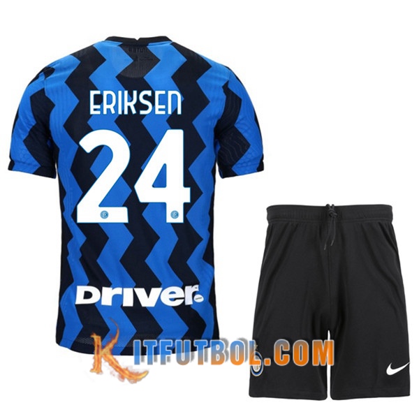 Camisetas Personalizadas Futbol Inter Milan (ERIKSEN 24) Ninos Primera 20/21