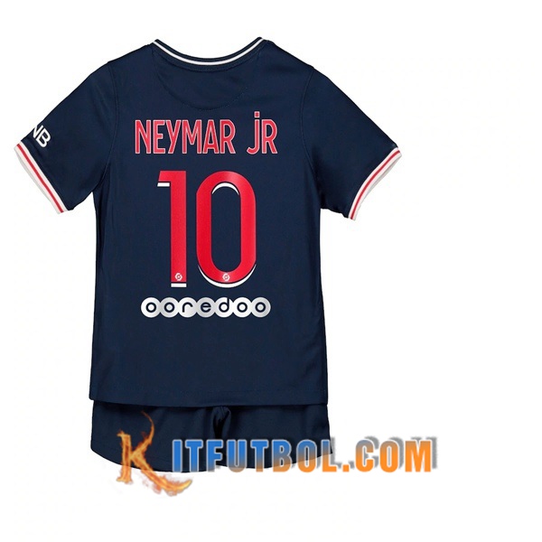 Camisetas Personalizadas Futbol PSG (Neymar Jr 10) Ninos Primera 20/21