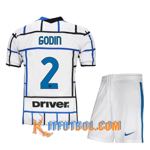 Camisetas Personalizadas Futbol Inter Milan (GODIN 2) Ninos Segunda 20/21
