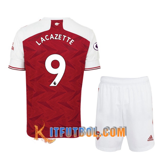 Camisetas Personalizadas Futbol Arsenal (Lacazette 9) Ninos Primera 20/21