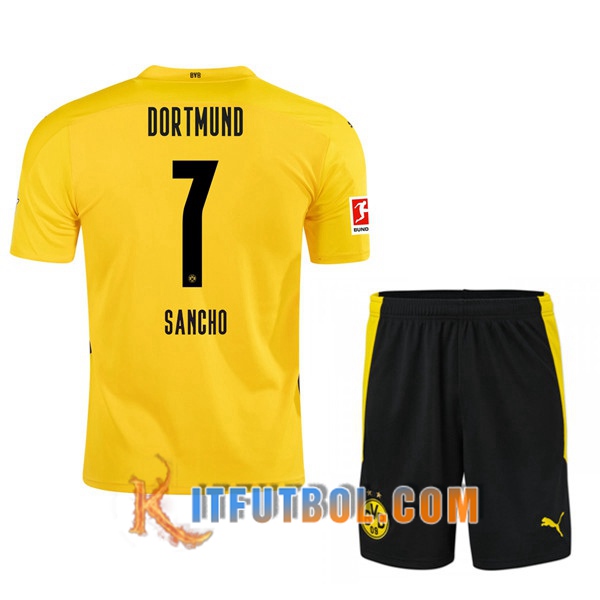 Camisetas Personalizadas Futbol Dortmund BVB (SANCHO 7) Ninos Primera 20/21