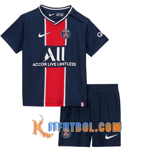 Nueva Camisetas Personalizadas Futbol PSG Ninos Primera 20/21
