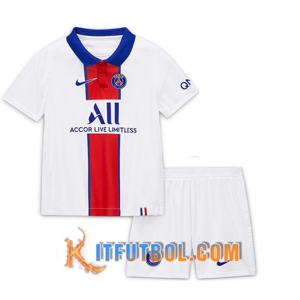 Nueva Camisetas Personalizadas Futbol PSG Ninos Segunda 20/21