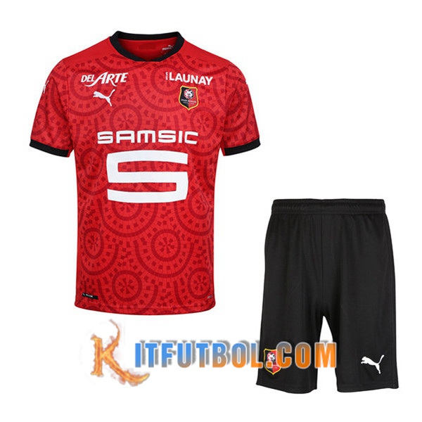 Camisetas Personalizadas Futbol Stade Rennais Ninos Primera 20/21