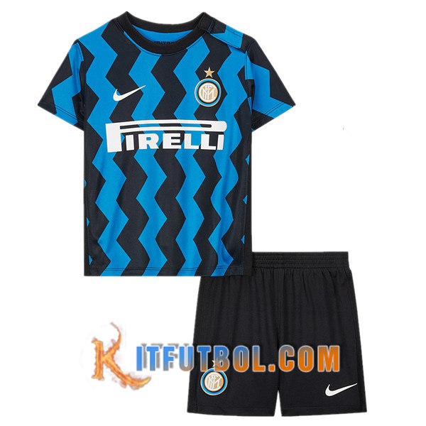 Nueva Camisetas Personalizadas Futbol Inter Milan Ninos Primera 20/21