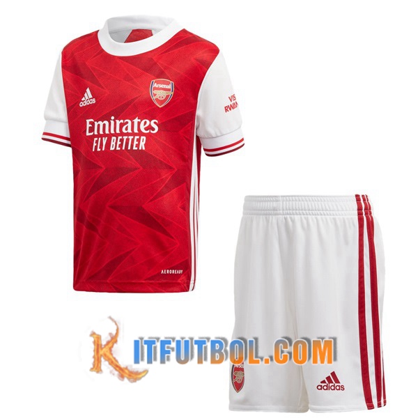 Nueva Camisetas Personalizadas Futbol Arsenal Ninos Primera 20/21