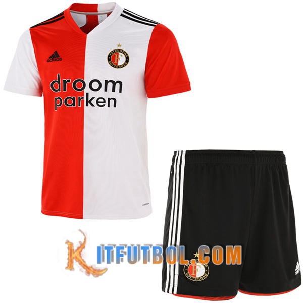 Nueva Camisetas Personalizadas Futbol Feyenoord Ninos Primera 20/21