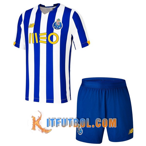 Nueva Camisetas Personalizadas Futbol FC Porto Ninos Primera 20/21