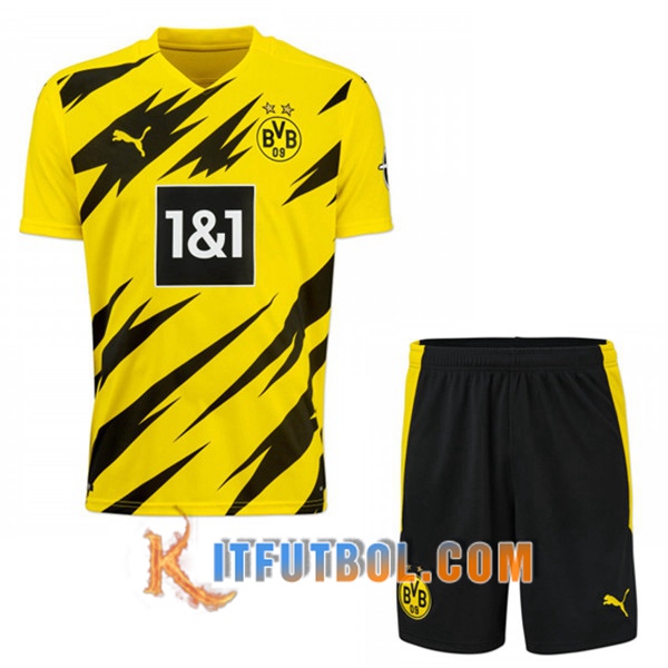 Traje Camisetas Futbol Dortmund BVB Primera + Cortos 20/21