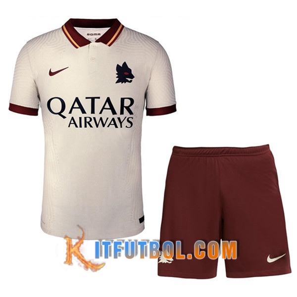Traje Camisetas Futbol AS Roma Segunda + Cortos 20/21