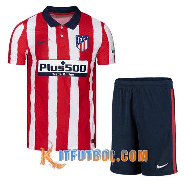 Traje Camisetas Futbol Atletico Madrid Primera + Cortos 20/21