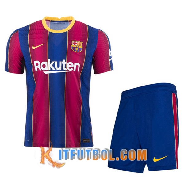 Traje Camisetas Futbol FC Barcelona Primera + Cortos 20/21