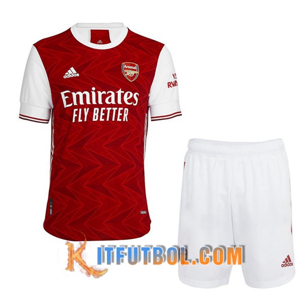 Traje Camisetas Futbol Arsenal Primera + Cortos 20/21