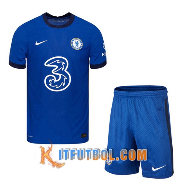 Traje Camisetas Futbol FC Chelsea Primera + Cortos 20/21