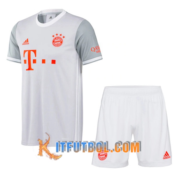 Traje Camisetas Futbol Bayern Munich Segunda + Cortos 20/21