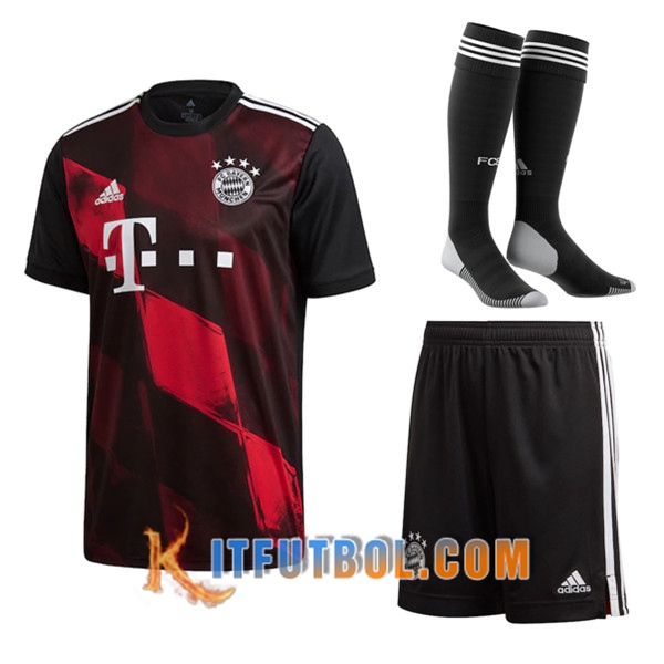 Traje Camiseta Futbol Bayern Munich Tercera (Cortos+Calcetines) 20/21