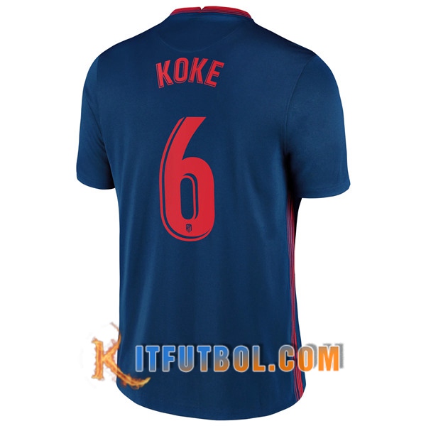 Camiseta Futbol Atletico Madrid (Koke 6) Segunda 20/21