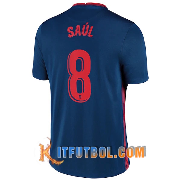 Camiseta Futbol Atletico Madrid (Saul 8) Segunda 20/21