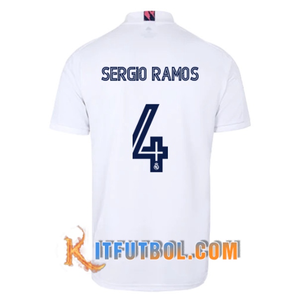 Camiseta Futbol Real Madrid (SERGIO RAMOS 4) Primera 20/21