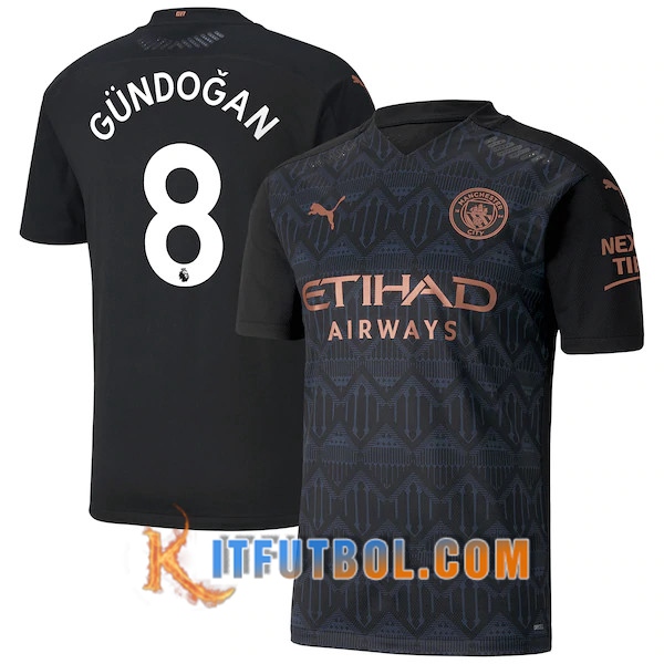 Camiseta Futbol Manchester City (Gundogan 8) Segunda 20/21