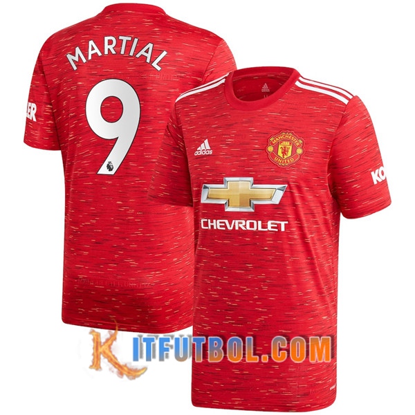 Camiseta Futbol Manchester United (Martial 9) Primera 20/21