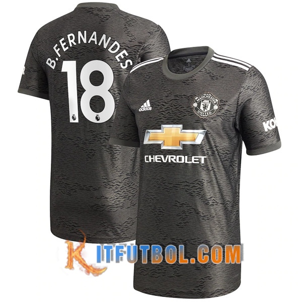 Camiseta Futbol Manchester United (B.Fernandes 18) Segunda 20/21