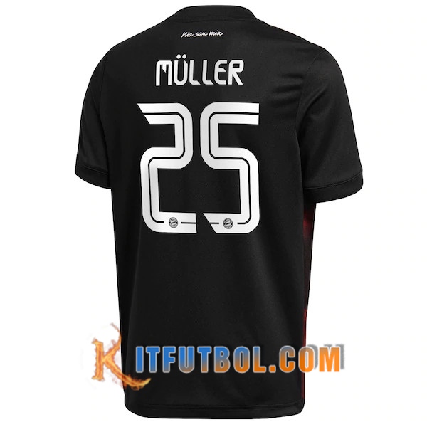 Camiseta Futbol Bayern Munich (Müller 25) Tercera 20/21