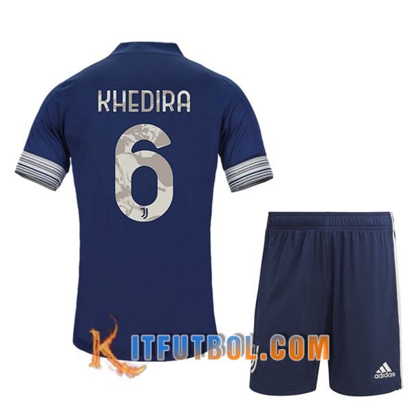 Camisetas Personalizadas Futbol Juventus (KHEDIRA 6) Ninos Segunda 20/21
