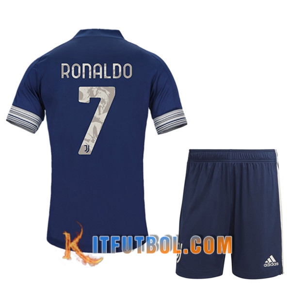 Camisetas Personalizadas Futbol Juventus (RONALDO 7) Ninos Segunda 20/21