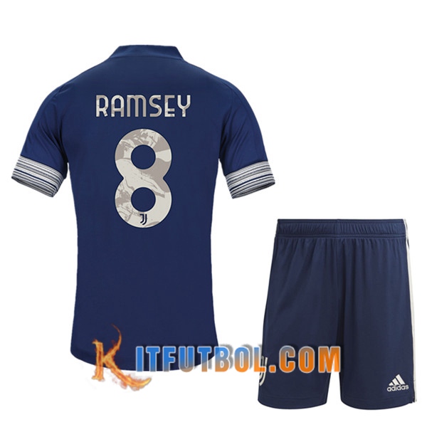 Camisetas Personalizadas Futbol Juventus (RAMSEY 8) Ninos Segunda 20/21