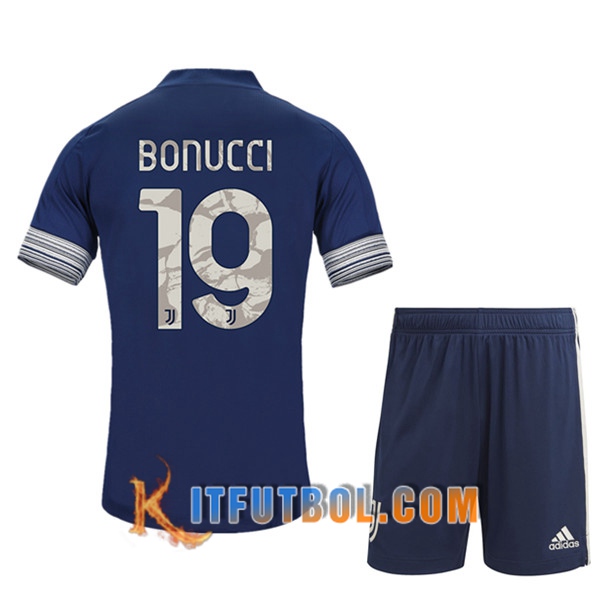 Camisetas Personalizadas Futbol Juventus (BONUCCI 19) Ninos Segunda 20/21