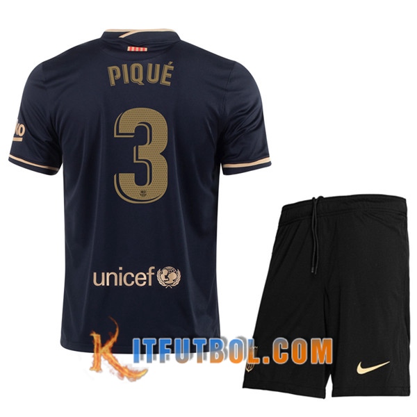 Camisetas Personalizadas Futbol FC Barcelona (PIQUÉ 3) Ninos Segunda 20/21