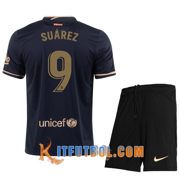 Camisetas Personalizadas Futbol FC Barcelona (SUAREZ 9) Ninos Segunda 20/21