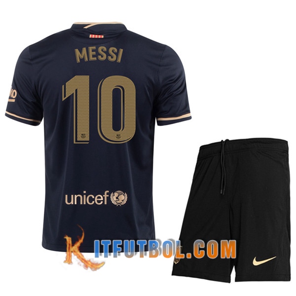 Camisetas Personalizadas Futbol FC Barcelona (MESSI 10) Ninos Segunda 20/21