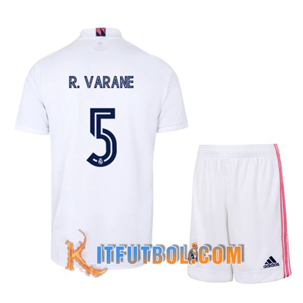 Camisetas Personalizadas Futbol Real Madrid (ZIDANE 5) Ninos Primera 20/21