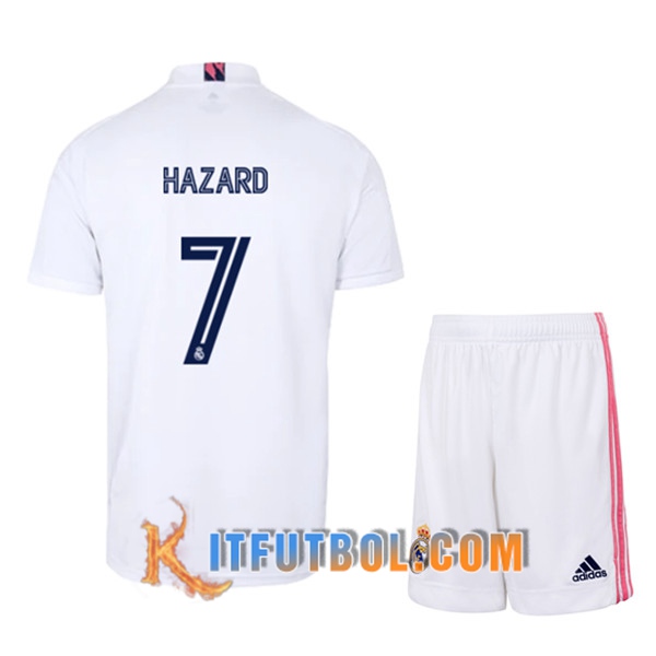 Camisetas Personalizadas Futbol Real Madrid (HAZARD 7) Ninos Primera 20/21