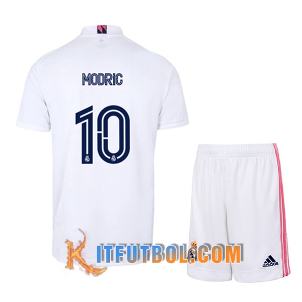 Camisetas Personalizadas Futbol Real Madrid (MODRIC 10) Ninos Primera 20/21