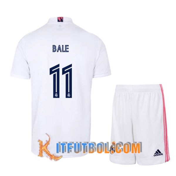 Camisetas Personalizadas Futbol Real Madrid (BALE 11) Ninos Primera 20/21