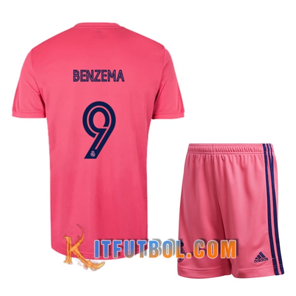 Camisetas Personalizadas Futbol Real Madrid (BENZEMA 9) Ninos Segunda 20/21
